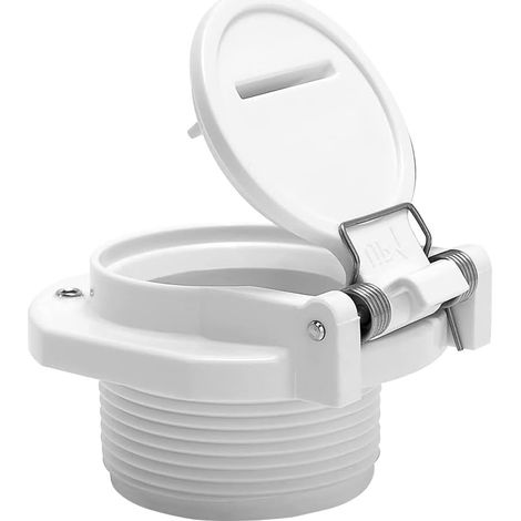 TopHomer Replacement Pool Suction Cover Compatible with Hayward/Pen-tair GW9530 Vac Port Snap-Lock Wall Fitting Pool Hose Part Replacement W400BBKP W400BLGP (1/5)
