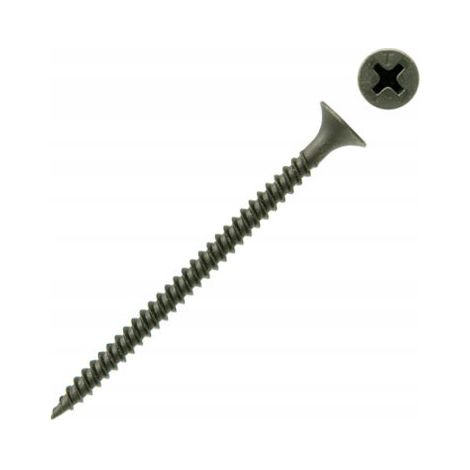 Tornillos fosfatados para placas de yeso, metálicos, 3,5 x 55 mm, 1 kg