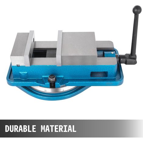 Étau de fraisage précis 5 pouces 125mm base rotative 360° serrage établi pour perceuse fraiseuse finition pièces (1/5)