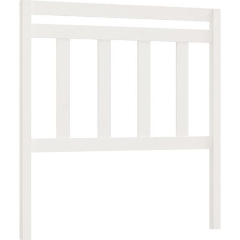 Cabecero accesorio para dormir mueble dormitorio 96 x 4 x 100 cm madera blanca TDL0203648