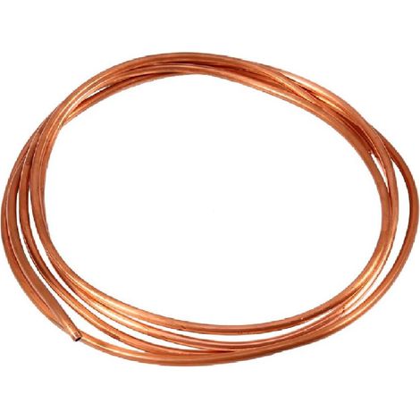 Tuyau de Cuivre, Tube en Cuivre Flexible de 2 m OD 4mm x ID 3mm Tube en Cuivre Souple Pour La Plomberie De Réfrigération (1/5)