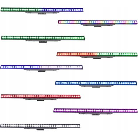 Striscia luminosa a LED LIGHT4ME da parete 363 DMX per decorazione, 36x3W RGB