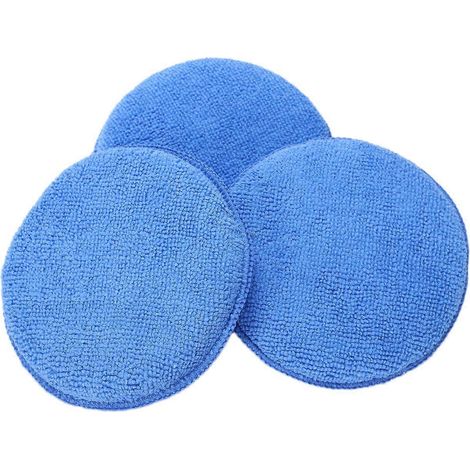 3 x microfibre mousse éponge Polish Wax Applicator tampons voiture maison nettoyage (1/5)