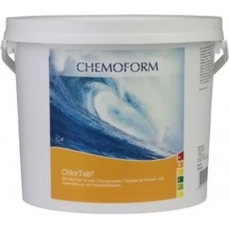 Chemoform ChlorTab² 3 kg Langzeitchlortablette mit Schockdesinfektion