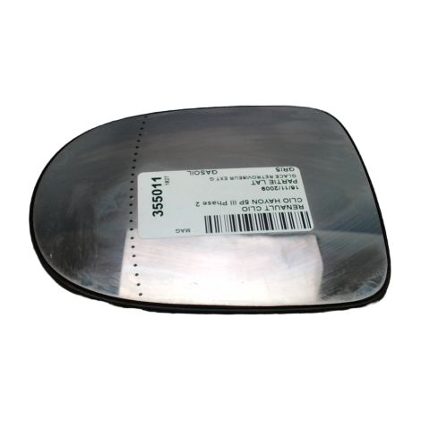 [PRODUIT D'OCCASION] Glace Retroviseur Exterieur G RENAULT Clio III Phase 2 2009-2014 ♻️ Ref Oe. 7701054753 - Garantie à vie (1/3)