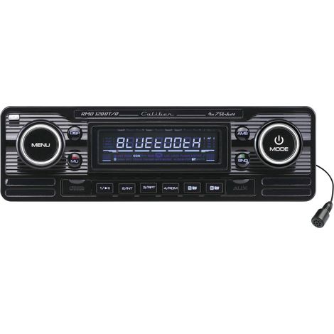 Caliber RMD-120BT/B Autoradio design rétro, kit mains libres bluetooth W768511 (1/4)