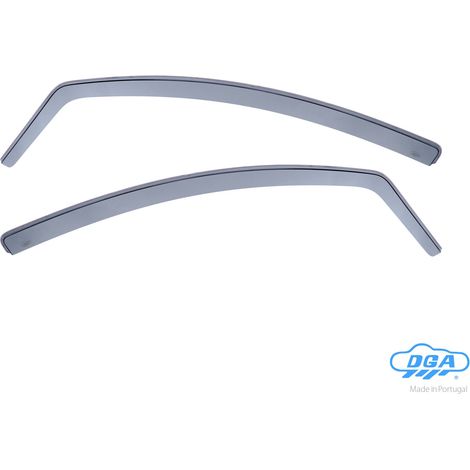 Set deflettori aria anteriori ad incastro, tipo lungo - compatibile per Opel Corsa D 3p (09/0611/14) - Opel Corsa E 3p (12/1408/19) (1/5)