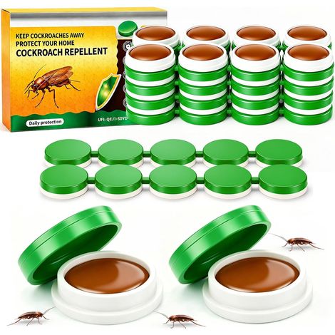 48 Pièces Piege Anti Cafard Puissant, Produit Cafard Pièges à Blattes (1/5)