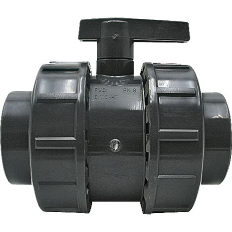Valvola a sfera 2-Wege IG 1 pollice DN 25 mm per tubo di irrigazione a goccia in PVC-U 0121646