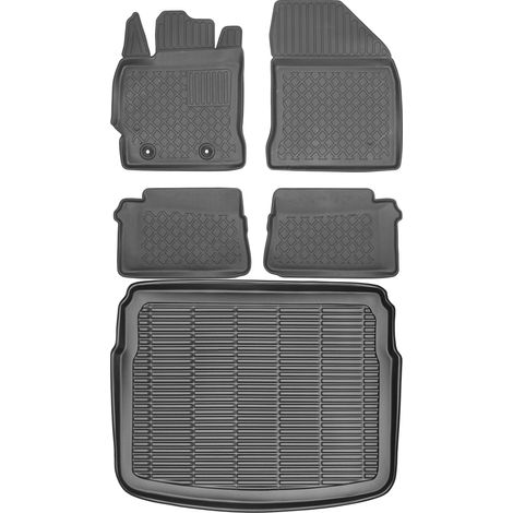 Toyota Auris II Hatchback de 2013 (JUEGO) - Alfombrillas para coche + alfombrilla para maletero