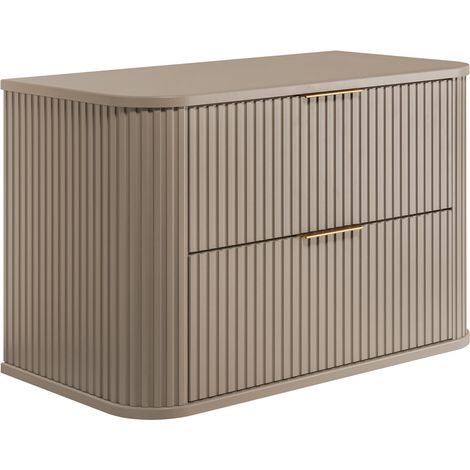 Meuble sous vasque à suspendre GLAMOUR CACHEMIRE 80 cm (1/5)