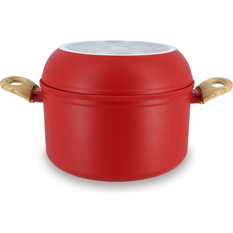 Batterie de cuisine amovible 8 pièces en aluminium recyclé, SUPER BALL