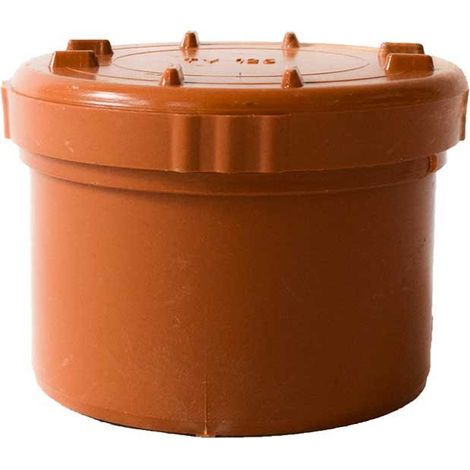 Tappo a vite in pvc : Colore - Ral 8023, Diametro - 125