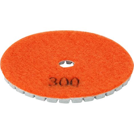 Disque de polissage diamanté rond de 3 pouces pour granit et marbre, outil de polissage humide (300) (1/5)
