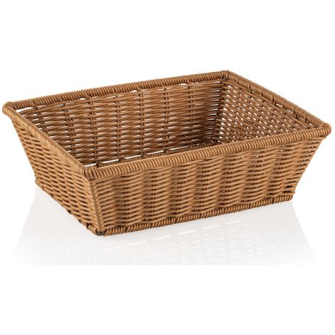 Panier GN 1/2 marron polypropylène inox 18/10 WEAVER PRO - Was Germany (1/2)