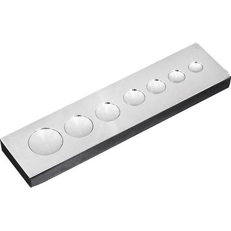 Base en acier inoxydable pour la pose de rivets (1/3)
