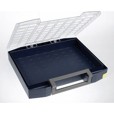 raaco Boxxser 80 8x8-0 Mallette de rangement (l x H x P) 465 x 78 x 401 mm Nombre de compartiments: (1/2)
