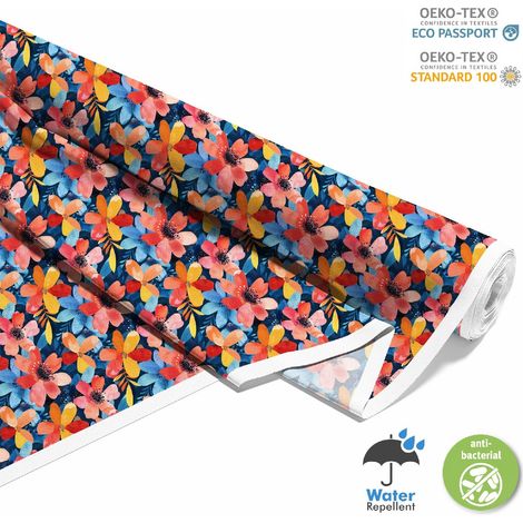 TESSUTI DECORATIVI PER ESTERNI OXFORD - Motivo Fiori I DX5548 (1/5)