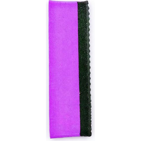 Estropajo de arcilla cuadrado de lunares violeta (1/5)