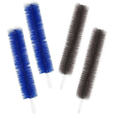Brosse de nettoyage pour ventilateur multifonctionnelle 4 pièces, plumeau de nettoyage pour ventilateur, nylon, confortable à utiliser, pour articles ménagers, design bendable (1/5)