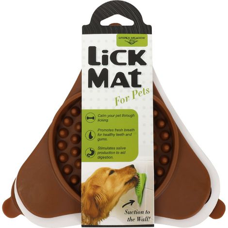 Leckmatte für Hunde und Katzen mit Saugnäpfen, Anti-Erstickungs-Napf für langsames Fressen, rutschfeste Futtermatte zur Reduzierung von Angstzuständen und zur Verlangsamung des Fressens - x-x