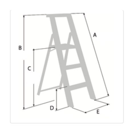 Escabeau alu 3 marches avec porte outils DRAKKAR EQUIPEMENT - 14880 (1/3)