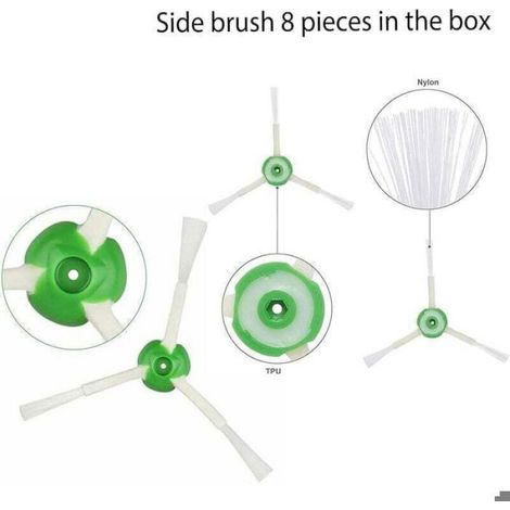 Accessoires pièces avec iRobot Roomba i1 i3 Evo i4 i6 i7+ i8 E5 E6 Combo i5 J5+, XU, 4 Brosse Principales 8 Filtres HEPA 8 Brosses l (1/4)
