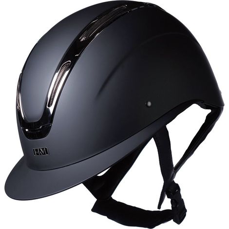 55-57 cm, Nero e argento: Casco per equitazione modello Kaida (1/5)