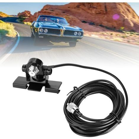 Support d'Antenne Voiture pour Radio Mobile, Fixation Clip pour Coffre / Hayon / Portière (1/5)
