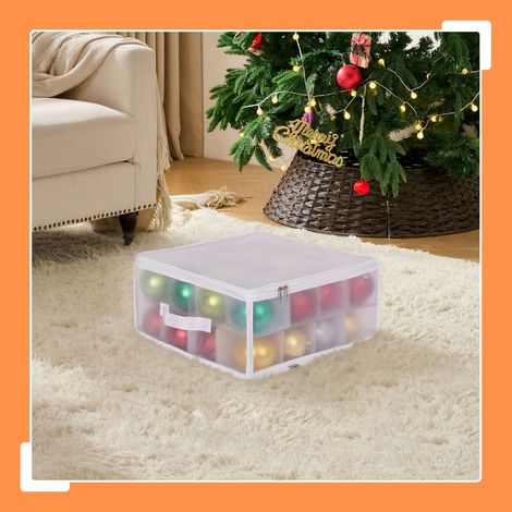 Aufbewahrungsbox fur weihnachtskugeln mit verstellbaren trennwanden (1/5)