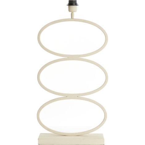 Light & Living - lámpara de mesa - Stelius - beige - metal -