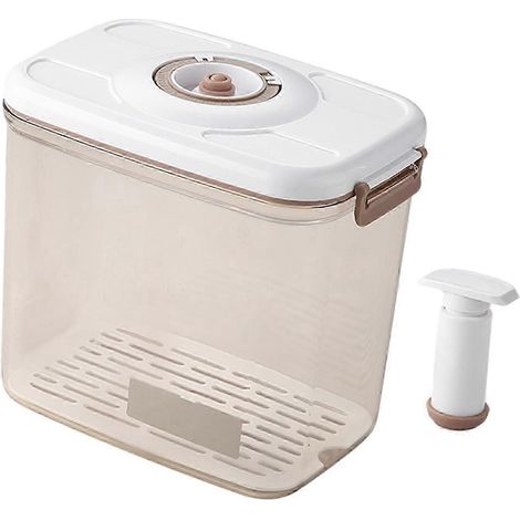 Kühlschrank-Organizer, Aufbewahrungsbox für Lebensmittel, Kühlschrank-Organizer für Gefrierschrank, Vakuum-Lebensmittel-4.6L (1/5)