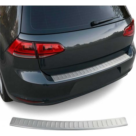 Protection Seuil de Pare-Chocs Arriére Compatible avec VW Golf VII Sportsvan 2014-2020 INOX (1/5)