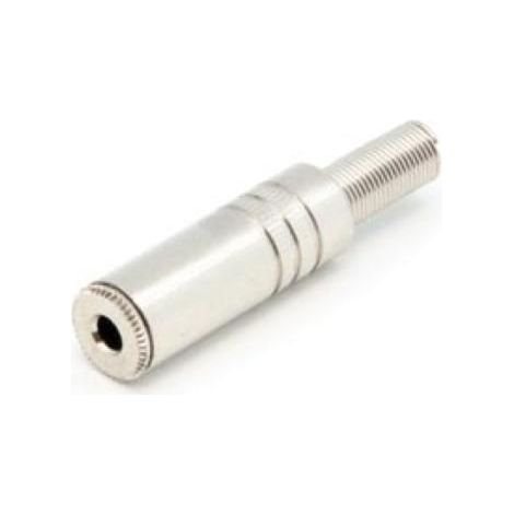 JACK HEMBRA ESTÉREO DE 3.5 mm - NIQUELADO