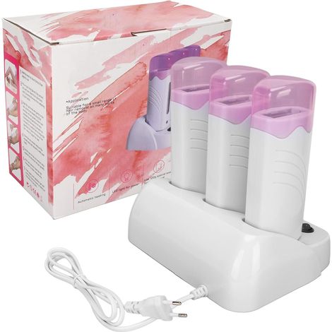 Chauffe Cire Triple Rouleau 40w - Kit d'éPilation Salons de Beauté (1/5)