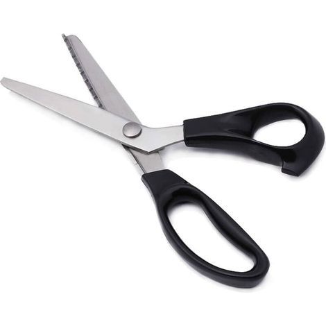 Tijeras de zigzag de acero inoxidable de 7" para coser (1/5)