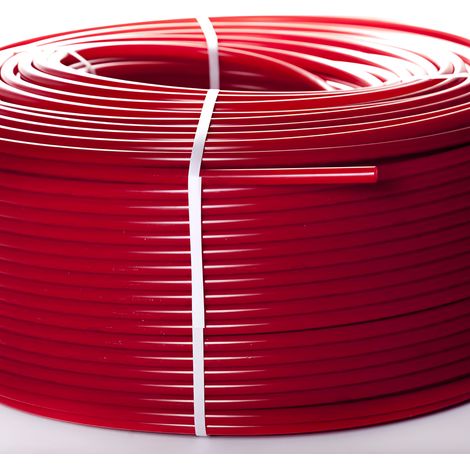 Tube nu PE-Xa rouge - 13 x 16 - 240 m