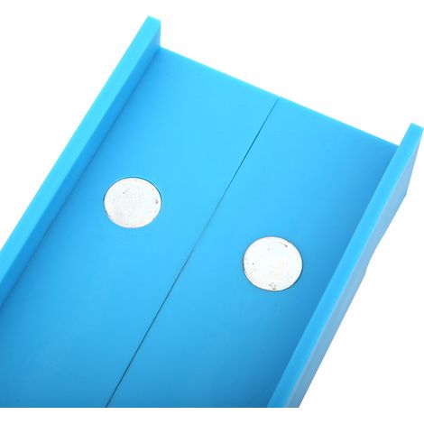 2 pièces Coussinets de Mâchoires Magnétiques en TPU Souple pour Étau d'Établi à Rainures Multiples (1/5)