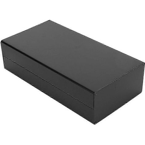 Anschlussdose aus Aluminium für Leiterplatten, schwarz sandgestrahltes elektrisches Zubehör, optimierte Wärmeableitung für GPRS-Modul. (1/4)