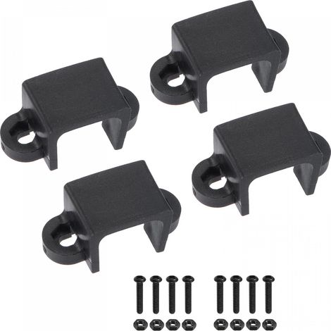 Motorhalterung, 11,5 mm, schwarz, mit Schrauben und Muttern für N20 Mikro-Getriebemotor, 4er-Pack (1/5)