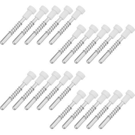 Loquet à Piston de Moustiquaire 20 Pièces, Ressort, Métal (1/5)