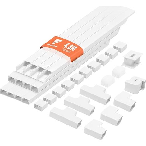 4.8 m Cable Duct for Cables, 15 mm x 10 mm (1/5)