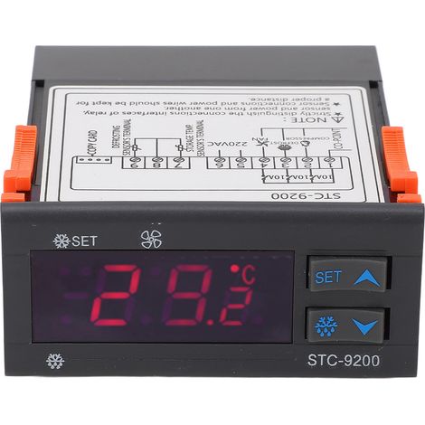 Digitaler Temperaturregler mit Dual-Sensor und LED-Anzeige für Kühl- und Gefrierschränke (220 V AC) (1/5)