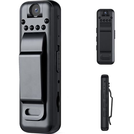 Mini Enregistreur Vidéo de Poche Enregistrement en Boucle Vidéo HD 1080P Caméra de Vision Nocturne Micro Spy Cam (1/4)