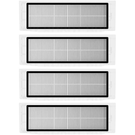 FENOPLASTICALot de 4 filtres pour aspirateur Xiaomi Roborock S6 S5 MAX S60 S65 S5 S50 S55 E25 E35 (1/4)