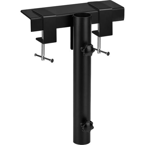 Support de Mât de Drapeau et Parasol Universel, Support Robuste sans Perçage par Serrage pour Voiture, Camion, Bateau, Terrasse, Balcon (1/5)