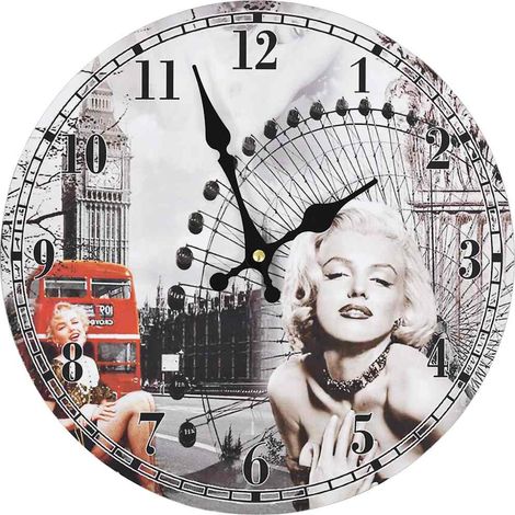 vidaXL Orologio da Parete Vintage 30 cm