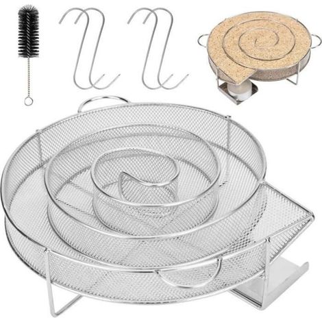 Générateur de Fumée Froide - Inox - 20x18x5cm - Acier Inoxydable 304 - Utilisation Facile - Fumage Aromatique (1/4)