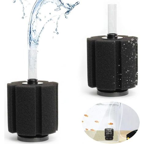 Piezas de filtro de malla, filtro de esponja protector, filtro de aire para acuario, filtro de esponja bioquímico para acuario, pecera