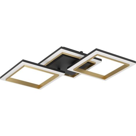 Eglo LED Deckenleuchte Calliera 18,4W, 3000K, ww, dimmbar, 52,5x31cm Deckenlampen & Kronleuchter